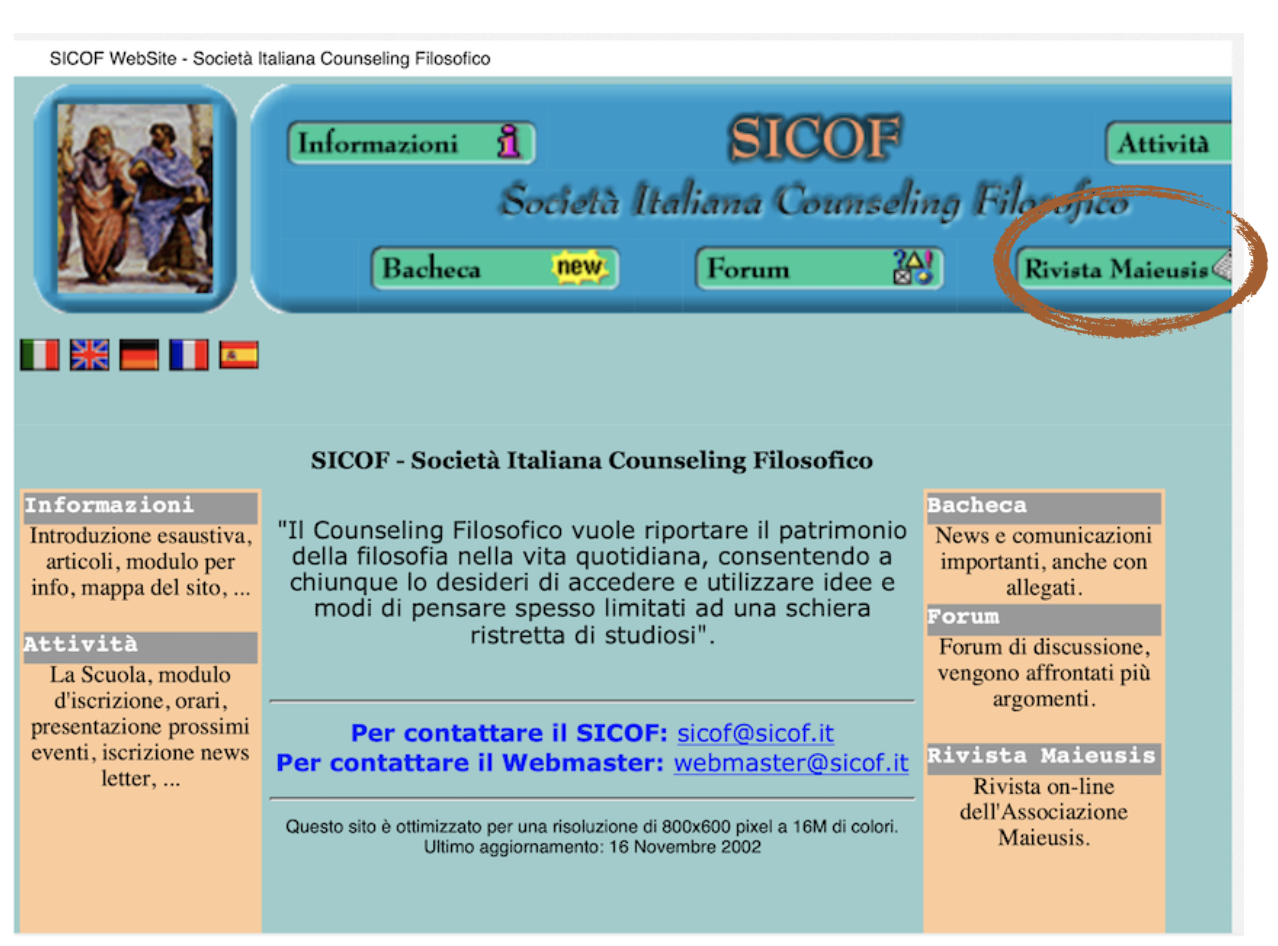 Societa Italiana di Counseling Filosofico SICoF
